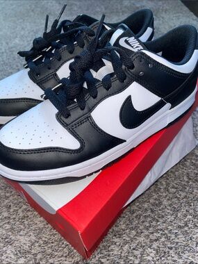 Nike Panda 🐼 Dunks 6.5y/8w NWT